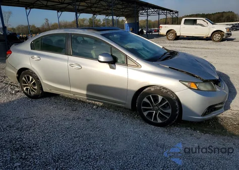 2013 Honda Civic Exl из США, поврежденный, VIN 2HGFB2F93DH508293